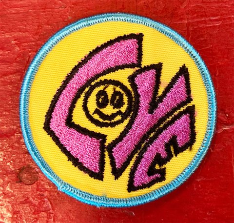 Love & Smile 70's Vintage Patch - Bear's Choice Web Shop