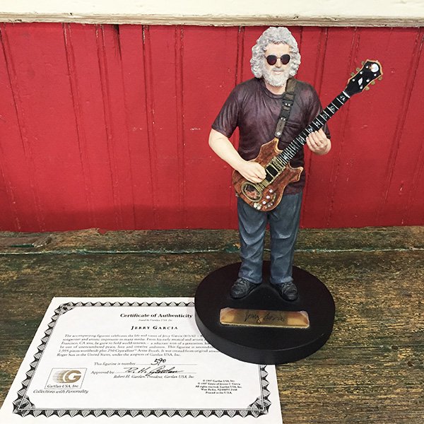 Jerry Garcia with Doug Irwin Tiger Guitar Figurine #590/1,995