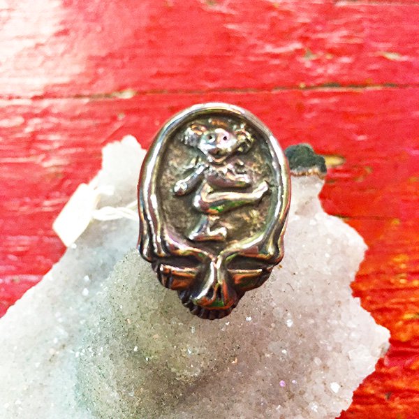 Grateful Dead - Steal Your Bear Silver Ring - Bear's Choice Web Shop