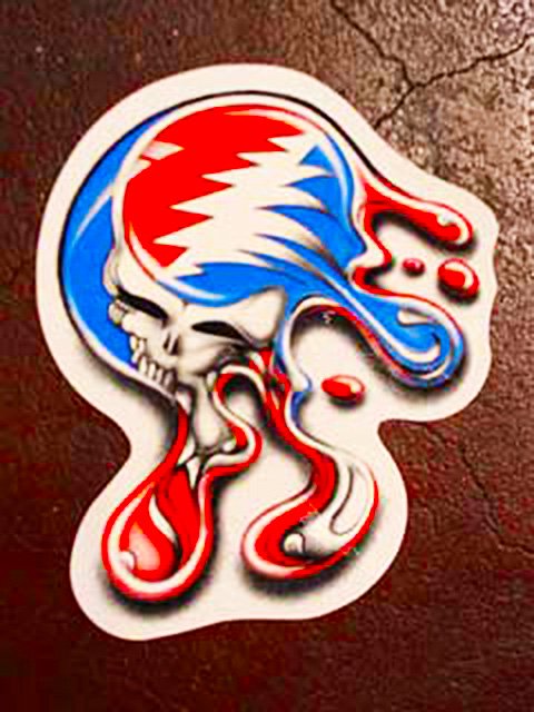 M Grateful Steal Your Face Sticker 