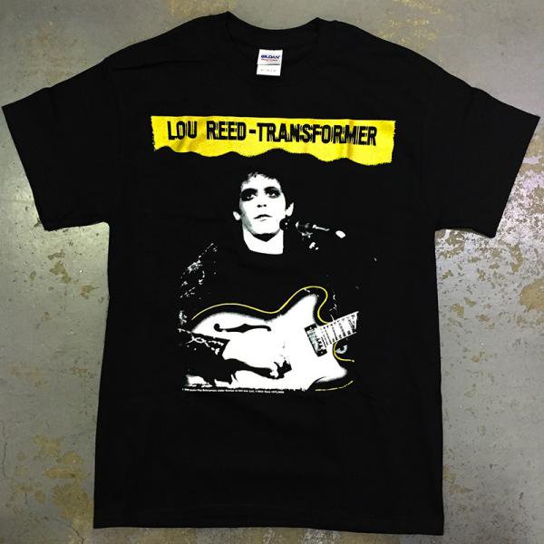 Lou Reed - Transformer 1972 T-shirt on Black - Bear's Choice Web
