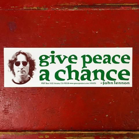 80s John Lennon “Give Peace A Chance” T Shirt Men Size XL