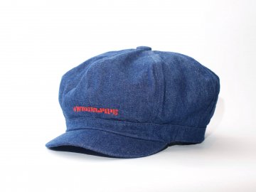 4 WHEEL PIPE [ DENIM TAM ] RED EMBROIDERY