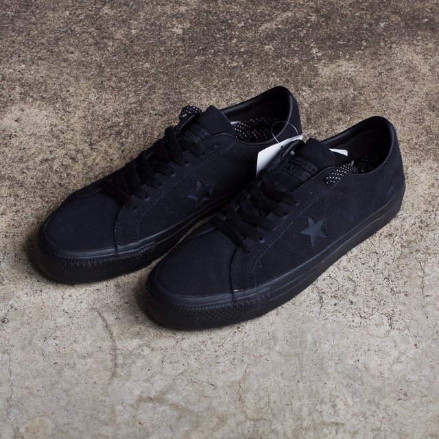 CONS [ ONE STAR PRO SUEDE ] BLACK x BLACK - 68&BROTHERSやBLUCOや