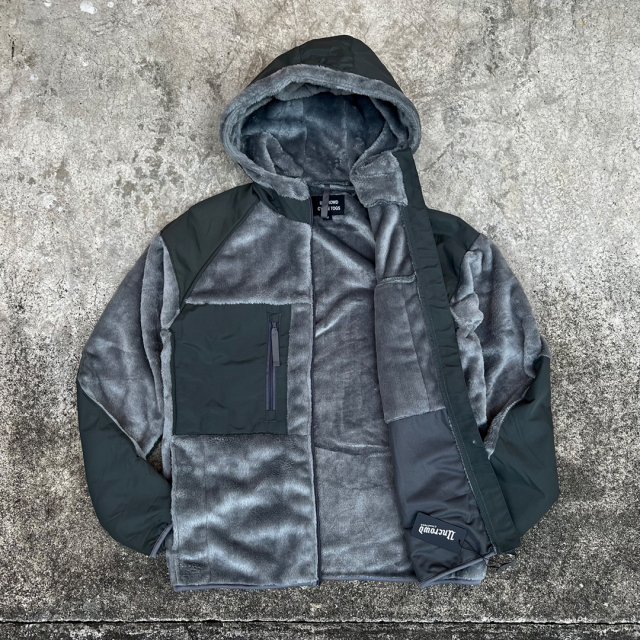 UNCROWD [ MILITARY FLEECE HOODIE ] SLATE - 68&BROTHERSやBLUCOや