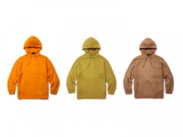 68&BROTHERS [ Mohair Hooded Sweater ] 3 COLORS
