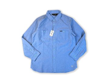 BLUCO [ CHAMBRAY WORK SHIRTS L/S ] BLUE