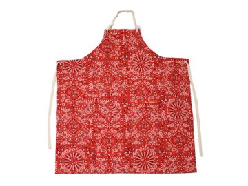 COOKMAN [ Long Apron ] PAISLEY RED