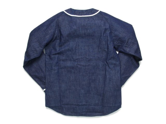 Nisus Hotel [ Japanese Selvedge Denim Baseball Shirt ] ONE WASH