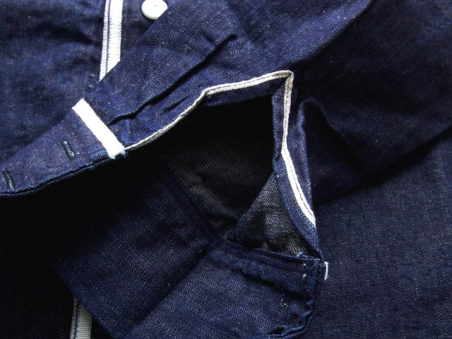 Nisus Hotel [ Japanese Selvedge Denim Baseball Shirt ] ONE WASH