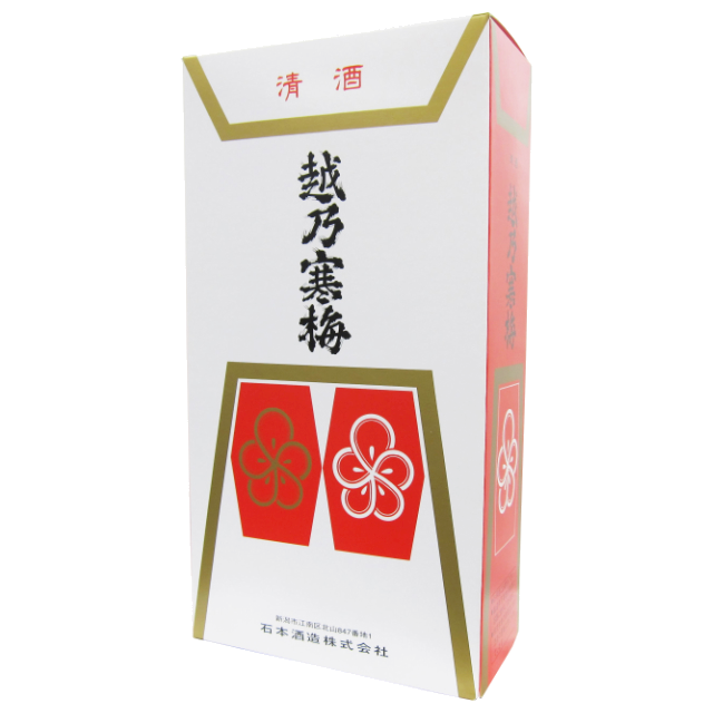 越乃寒梅 1.8L用の2本入り化粧箱（箱のみ） 新潟の地酒 日本酒 通販