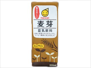 マルサン麦芽豆乳200ml 1ケース（24本） - 津ミルクネット