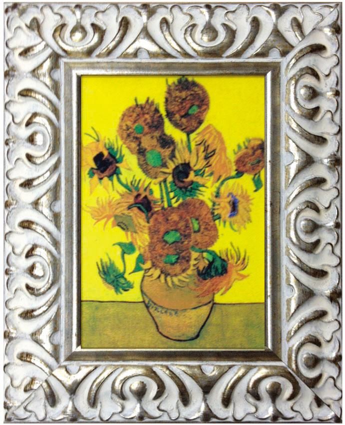 《名画》 ゴッホ ひまわり (Famous Artist Mini Gogh Sunflowers)(ゆうパケット)