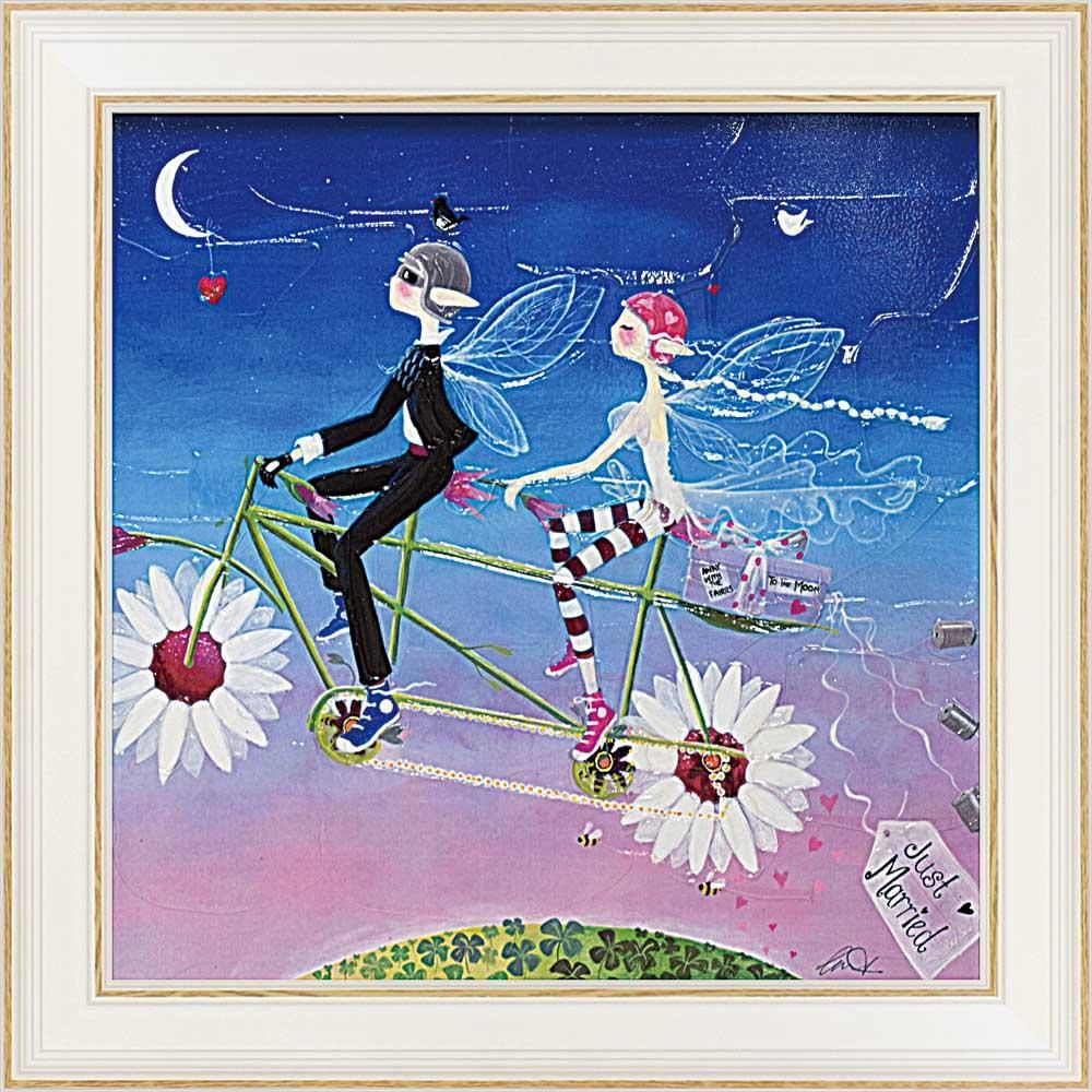 【絵画】ロリー マクファール「ムーン アンド スター」