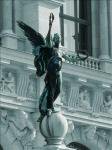 《アートフォト》世界遺産　ウィーン　マリア・テレジア広場の天使(レンタル対象)