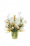 【アートフラワー 造花】メロ—ホワイト〔テーブルタイプ〕