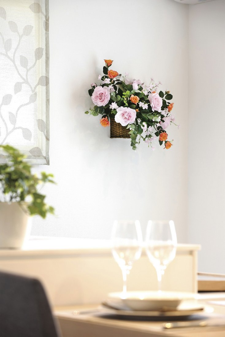 アートフラワー 造花 バ―ドリ―ス 壁掛けタイプ 光触媒 観葉植物