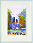 【絵画】はりたつお 熊野の滝