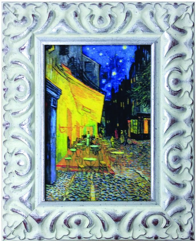 《名画》 ゴッホ 夜のカフェテラス (Famous Artist Mini Gogh Cafe at Night)