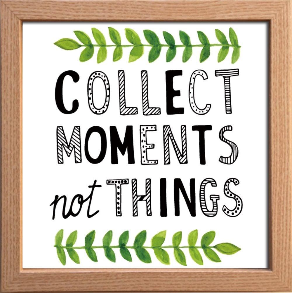 【アートフレーム】サインフレーム COLLECT MOMENTS not THINGS その時その瞬間を大切に ゆうパケット