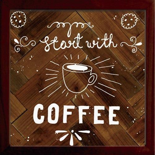 【アートフレーム】サインフレーム コーヒーではじめよう Start with COFFEE ゆうパケット
