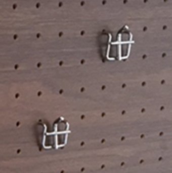 壁掛けボードフレーム用フック ペグボード パンチングボード 有孔ボード フック フレーム 時計用 長さ15mm 絵画や壁掛け販売 日本唯一の風景専門店 R あゆわら
