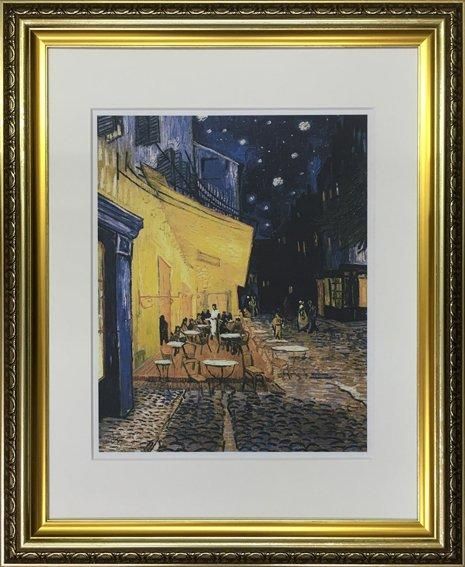 【名画】ゴッホ 夜のカフェテラス