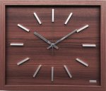 【時計】デザイン クロック レクタングル 長方形