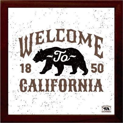【キャンバスフレーム】 カリフォルニアへようこそ