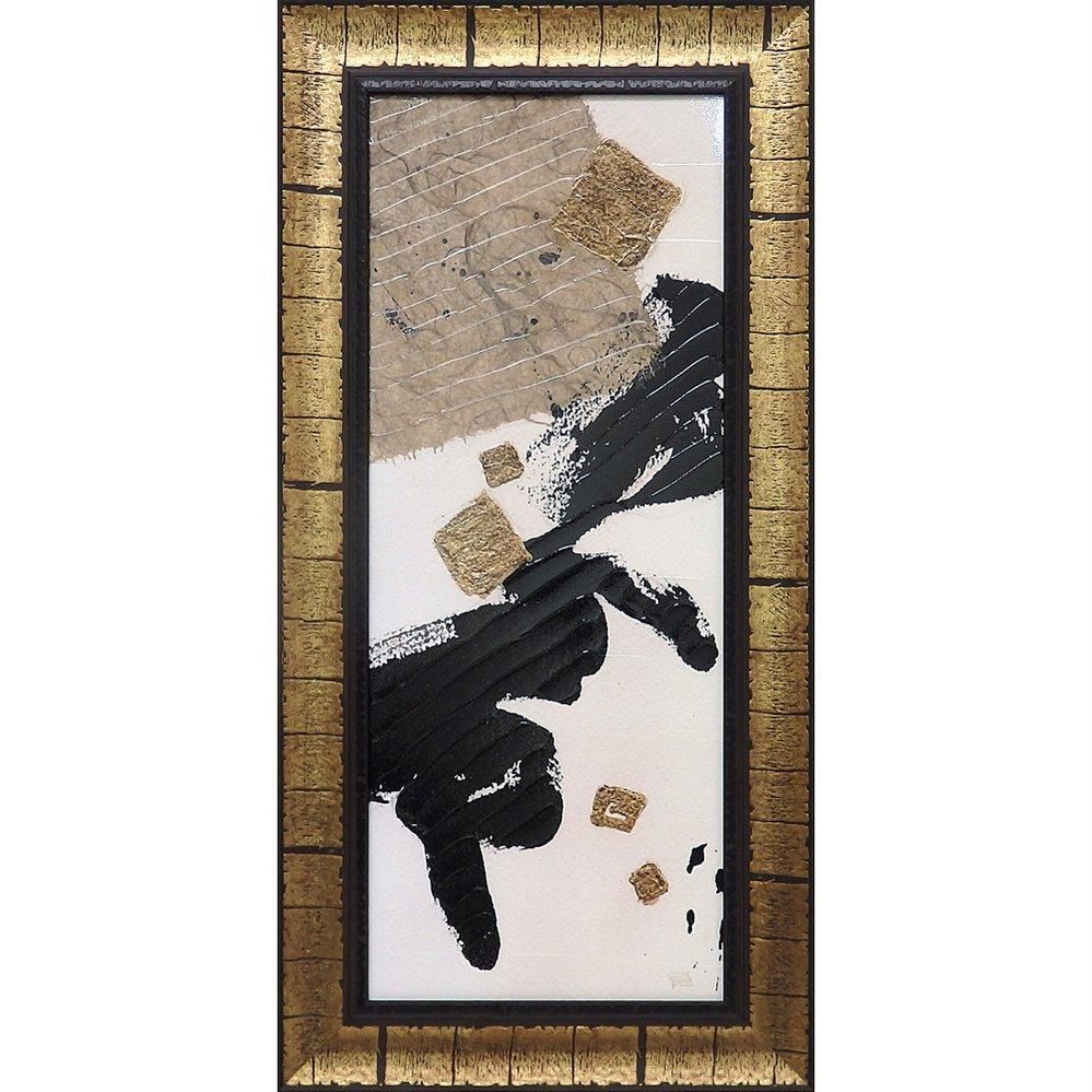 【絵画】クリス パシュケ「ギルド コラージュ オン ホワイト2」