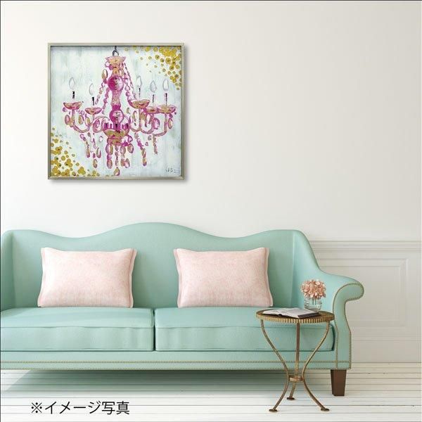 絵画 油絵】オイル ペイント アート「ラブ シャンデリア」5Lサイズ