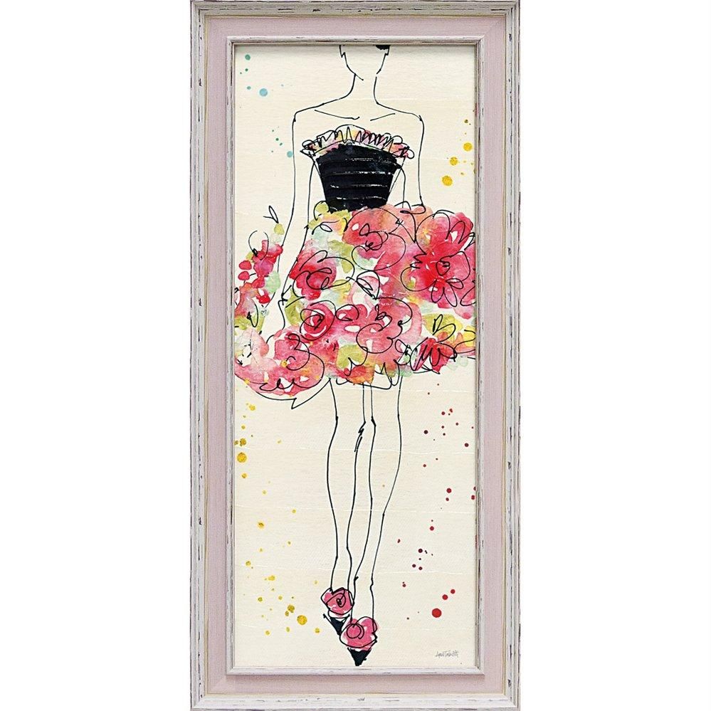 【絵画】アンネ タヴォレッティ「フローラル ファッション2」
