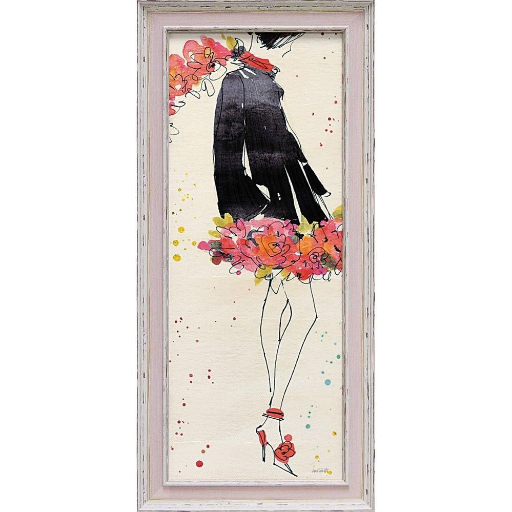 【絵画】アンネ タヴォレッティ「フローラル ファッション4」