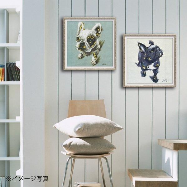 【絵画 油絵】オイル ペイント アート「ブラック ブル(Sサイズ)」