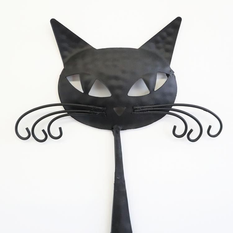 【壁飾り】販促品、ノベルティーにも♪ 壁飾り 壁掛け ネコ 黒 インテリア 壁掛け アート モダン おしゃれ シンプル モダン アジアン アンティーク