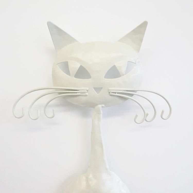 【壁飾り】販促品、ノベルティーにも♪ 壁飾り 壁掛け ネコ 白 インテリア 壁掛け アート モダン おしゃれ シンプル モダン アジアン アンティーク