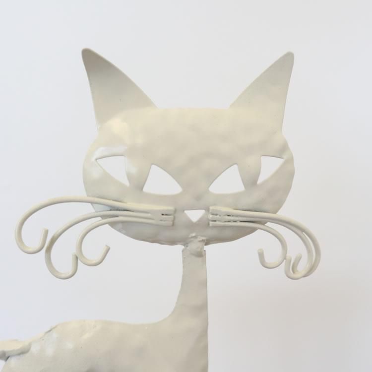 【花瓶】販促品、ノベルティーにも♪ 一輪挿し フラワーベース ネコ 白 インテリア 壁掛け アート モダン おしゃれ シンプル モダン アジアン アンティーク