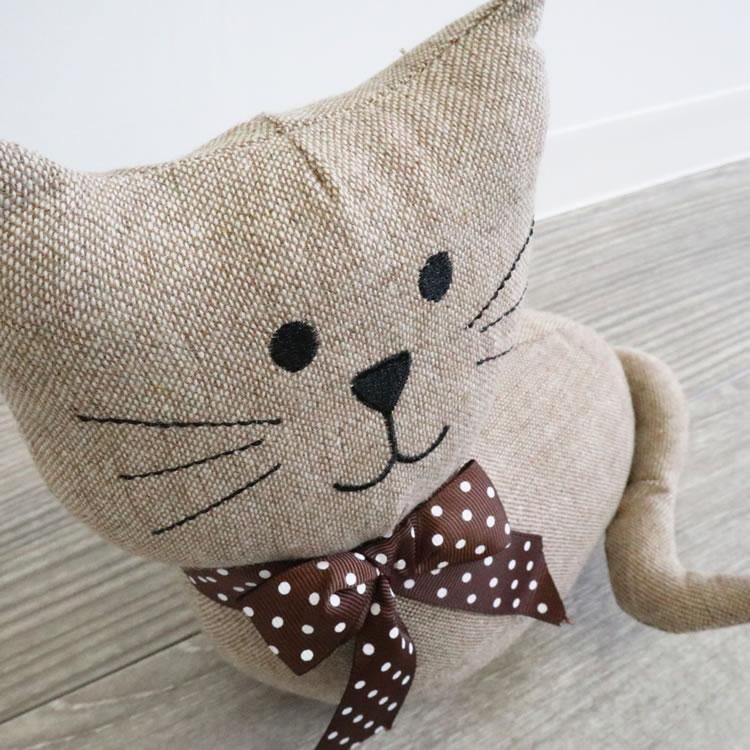 【ドアストッパー】ドアストッパー ブックエンド ぬいぐるみ 猫 販促品、ノベルティーにも♪ インテリア 壁掛け アート モダン おしゃれ シンプル モダン アジアン アンティーク