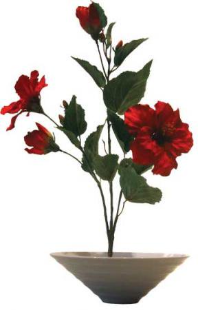 造花 花瓶 F Style Vase Hibiscus ハイビスカス 絵画や壁掛け販売 日本唯一の風景専門店 R あゆわら