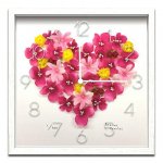 《時計 壁掛け》Atelier Charles Clock Pink Heart(アトリエ シャルル ピンクハート)