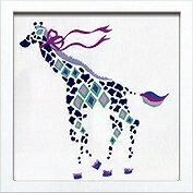 《アートフレーム》Kayo Horaguchi Giraffe(ホラグチ カヨ ジラフ)(ゆうパケット)