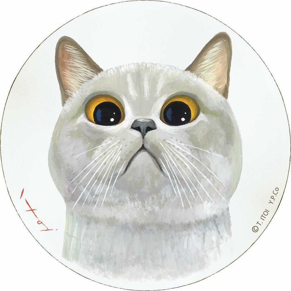 【壁掛け】糸井忠晴 木製ラウンドアート「ゴン(Lサイズ)」