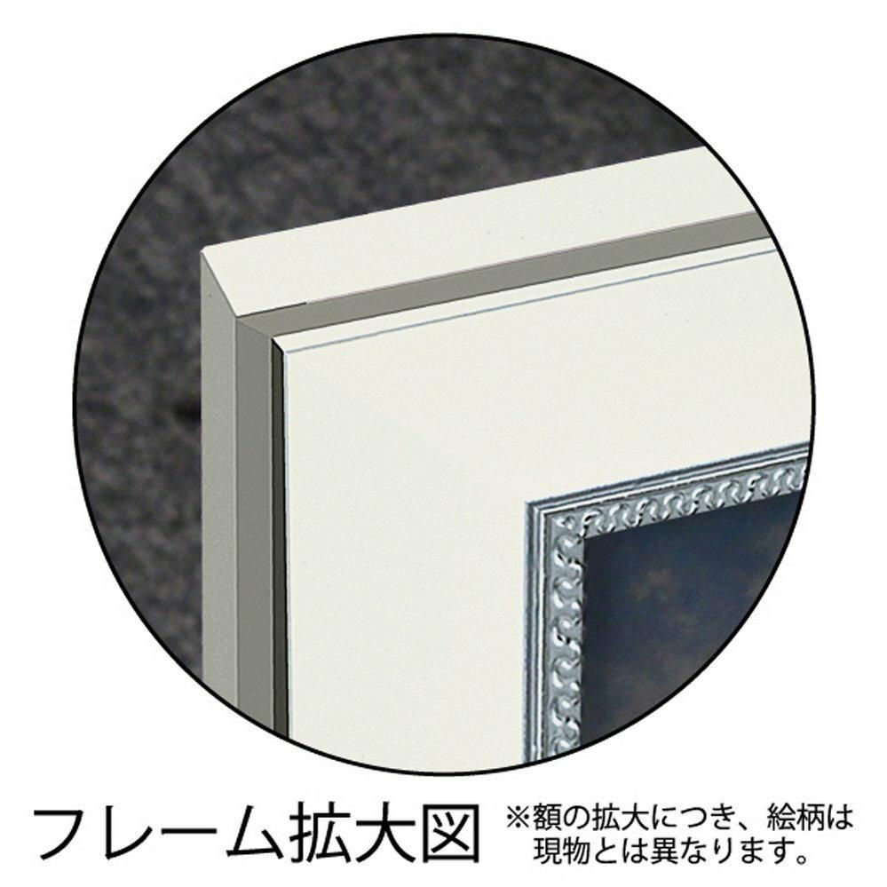 【絵画】スー シェルバッハ「ハイ ストライプ ブルー」