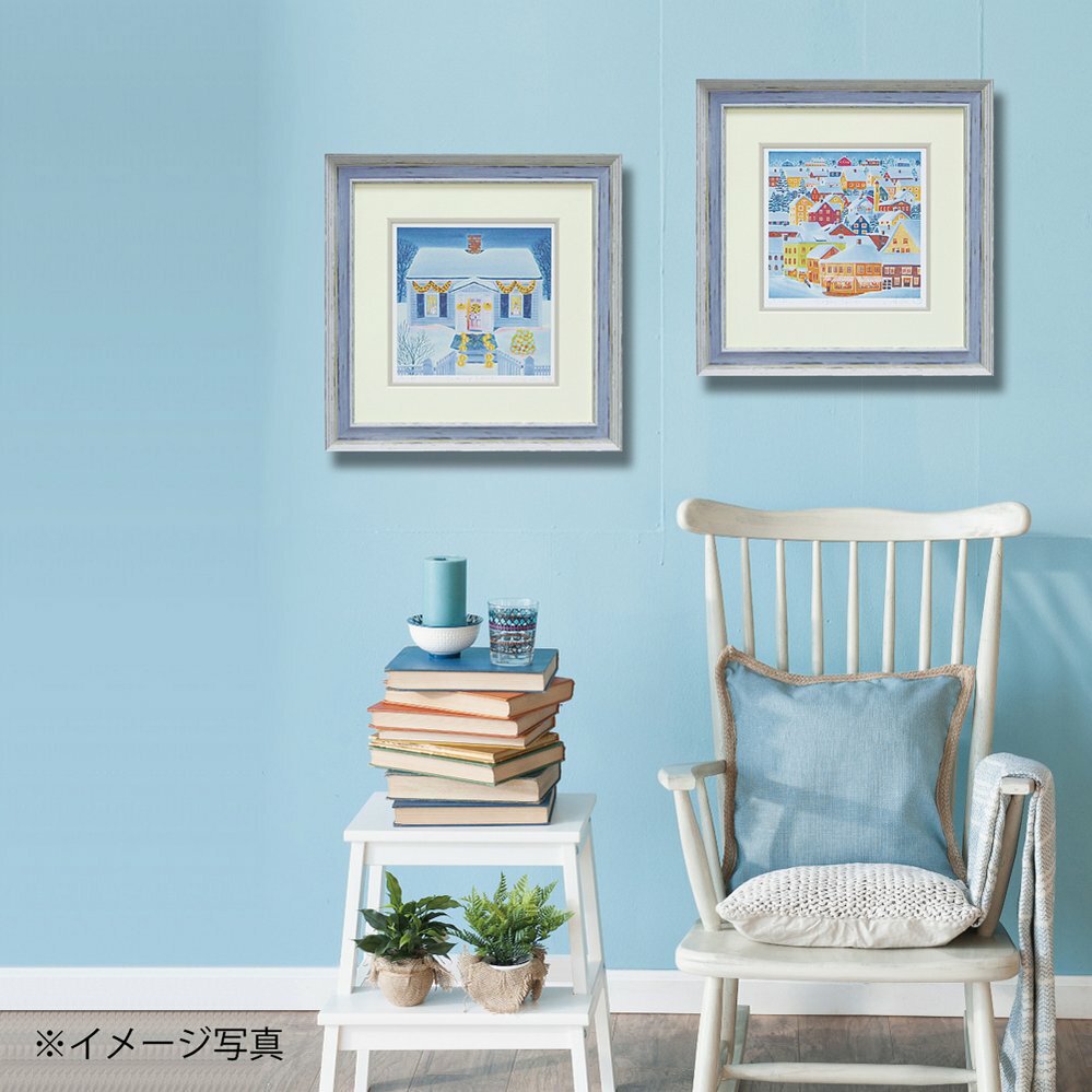 絵画 壁掛け】くりのき はるみ「snowy home」 - 絵画や壁掛け販売｜日本唯一の風景専門店(R)あゆわら