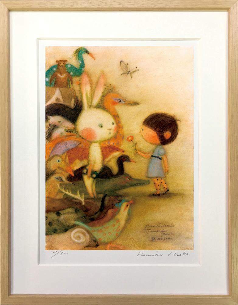 《絵画》 久松ひろこ ツバキフォーユー (Hiroko Hisamatsutubaki for you!)