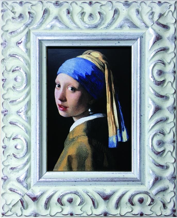 《名画》 フェルメール 真珠の耳飾りの少女 (Famous Artist Mini Vermeer Girl with a Pearl Earring)