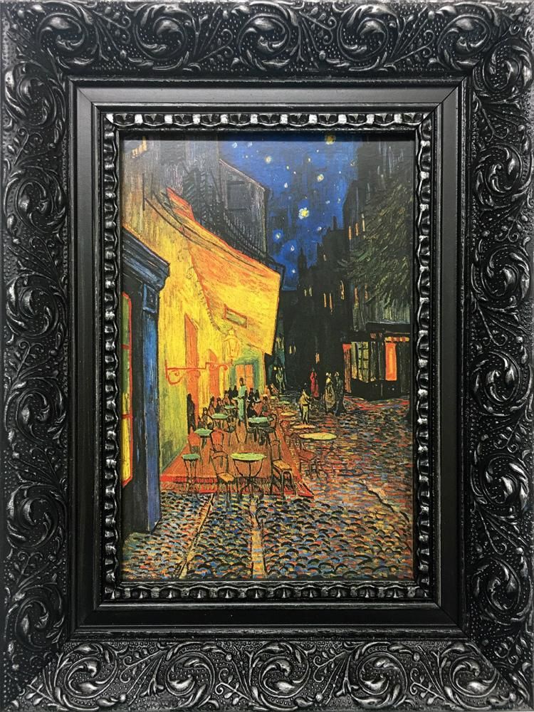 《名画》 ゴッホ 夜のカフェテラス (Famous Artist Mini Gogh Cafe at Night)