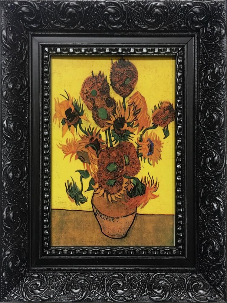 《名画》 ゴッホ ひまわり (Famous Artist Mini Gogh Sunflowers)