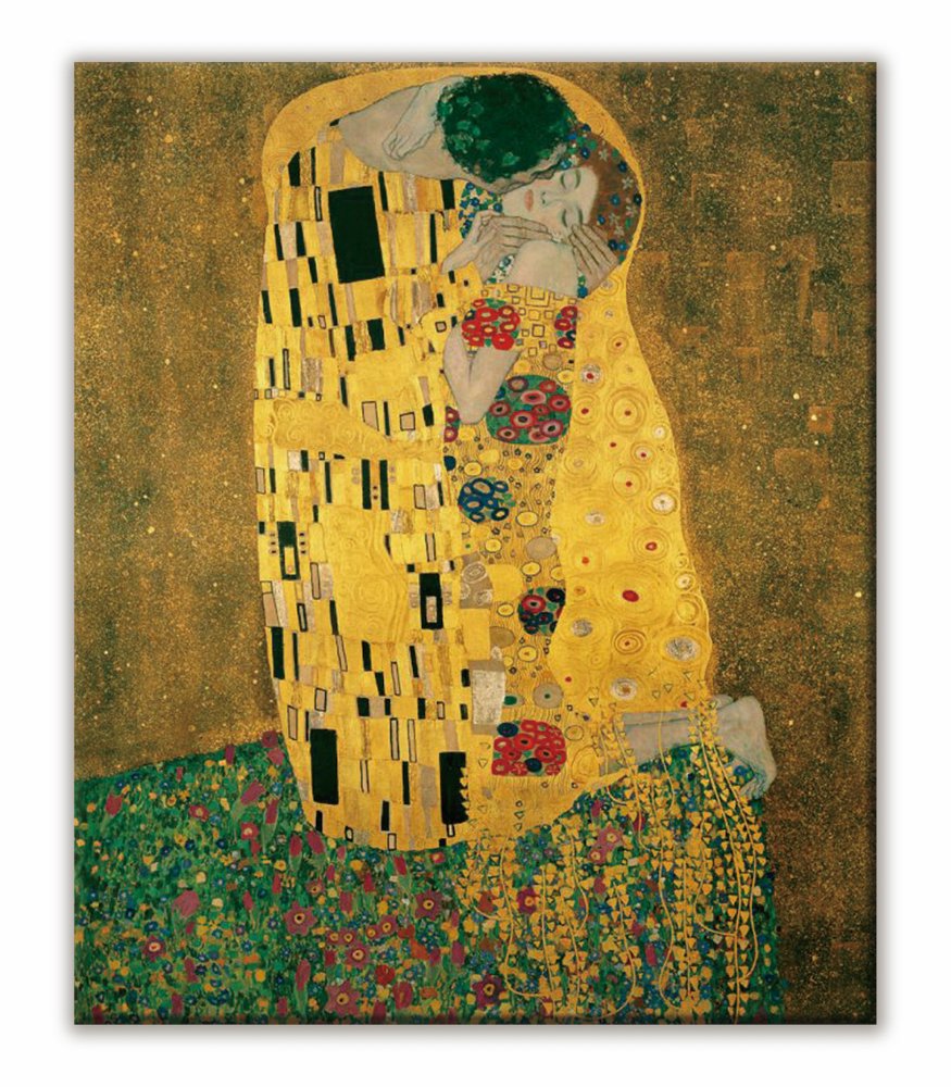名画キャンバスアート》グスタフ・クリムト 接吻 (Gustav Klimt
