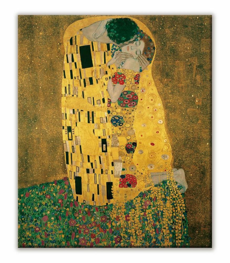 《名画キャンバスアート》グスタフ・クリムト 接吻 (Gustav Klimt) - 絵画や壁掛け販売｜日本唯一の風景専門店(R)あゆわら